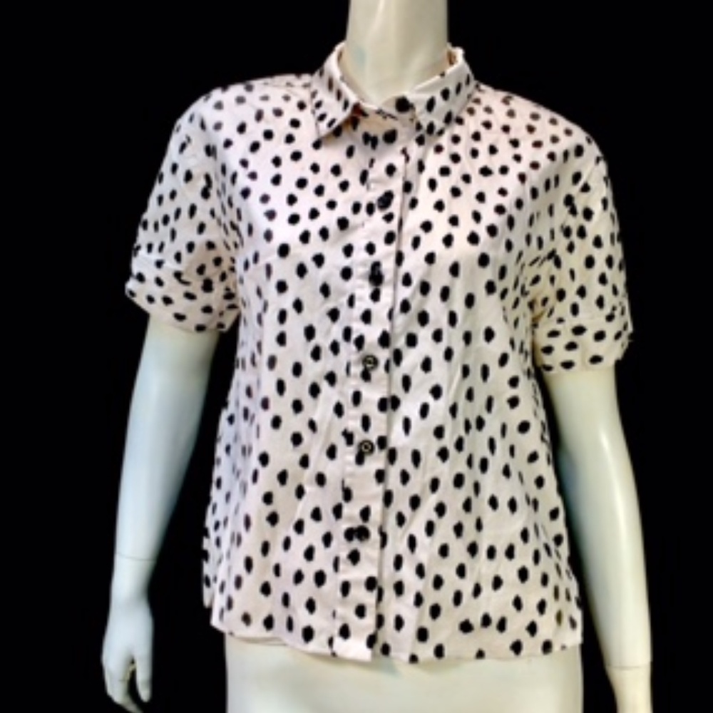 Kate Spade Cheetah Button Down Shirt